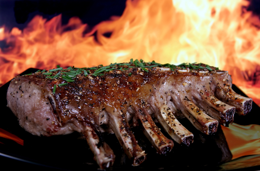 cuisson steak sur plancha à gaz 