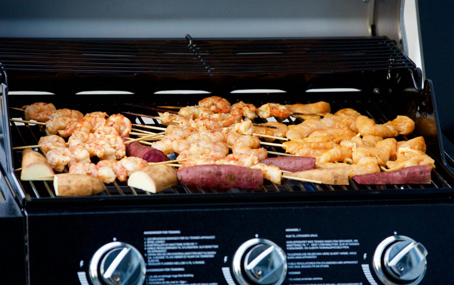 cuisson sur plancha à gaz